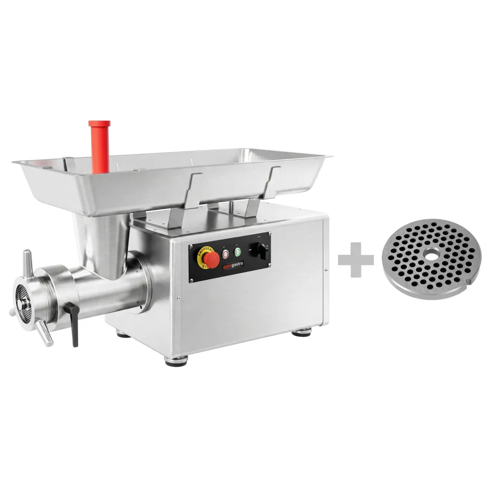 Професионална електрическа месомелачка 22 - 250кг/ч - 1,5kW - Решетка 4mm