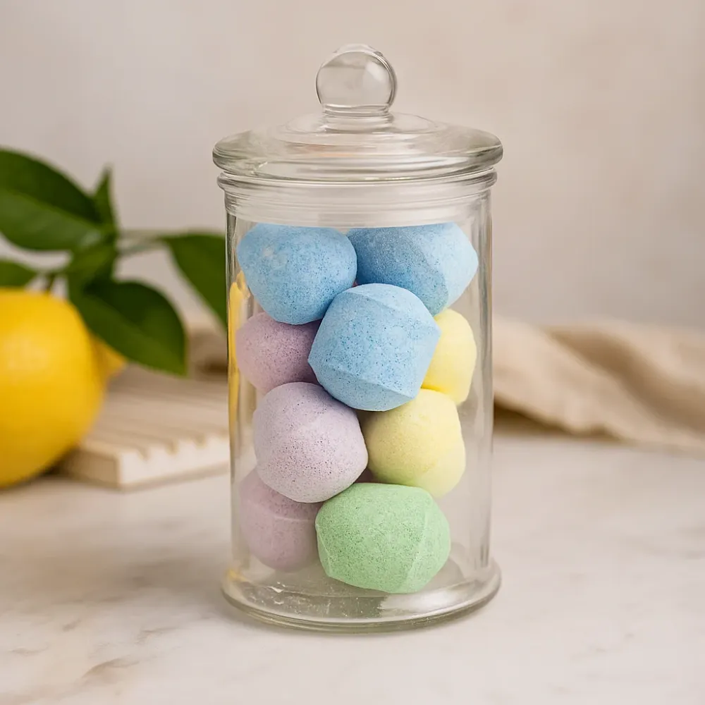 Малки прозрачни буркани за бонбони 250ml