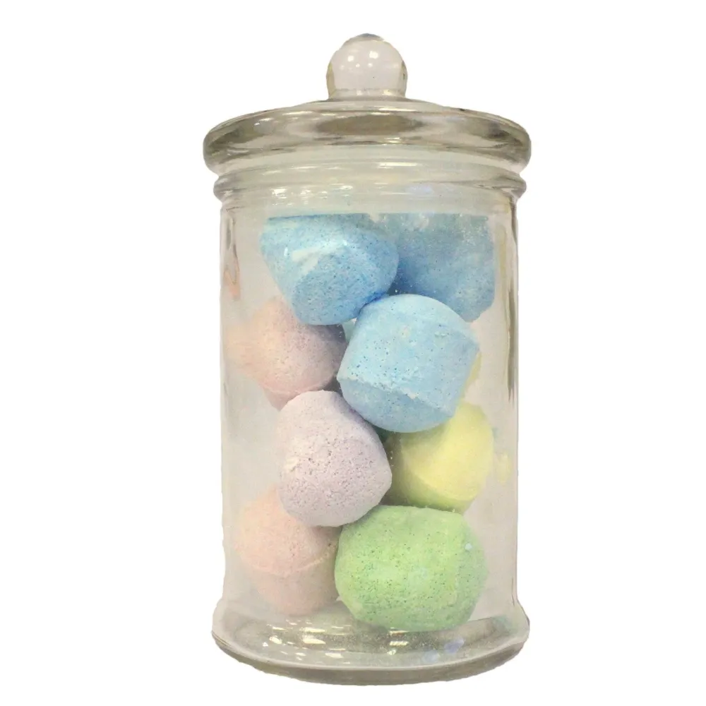 Малки прозрачни буркани за бонбони 250ml