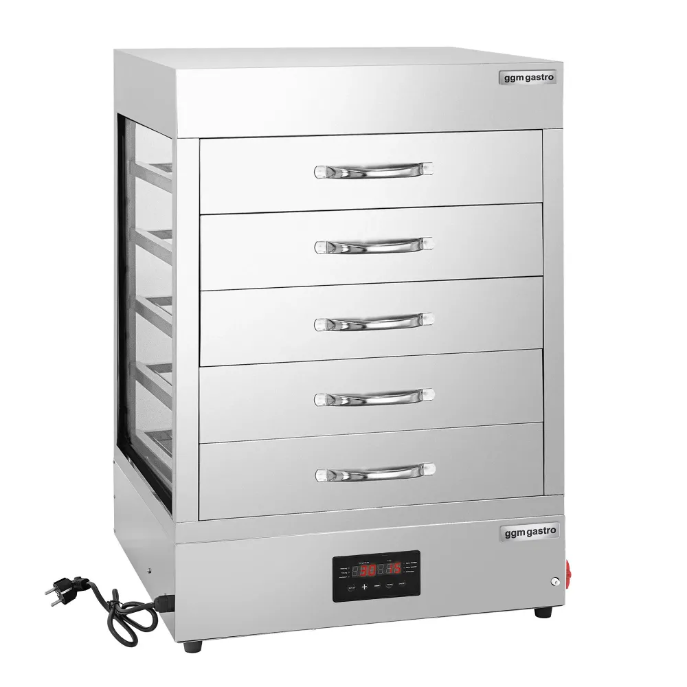 Парен уред - 2.5kW - Дигитално - вкл. надстройка за парен шкаф с 5 чекмеджета