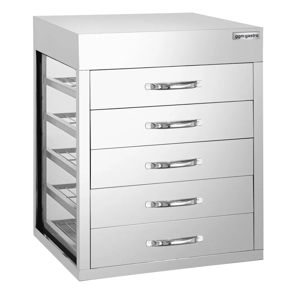 Парен уред - 2.5kW - Дигитално - вкл. надстройка за парен шкаф с 5 чекмеджета