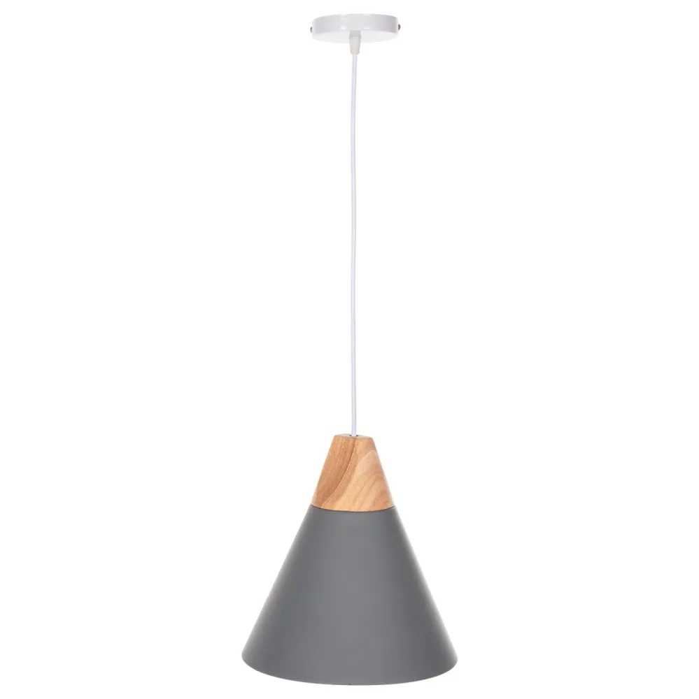 Лампа цвят сив-натурал Φ25x125