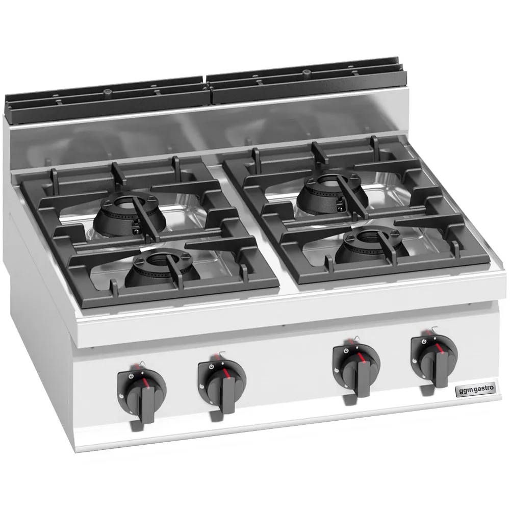 Газови котлони - 28kW - Серия 700 - 4 горелки
