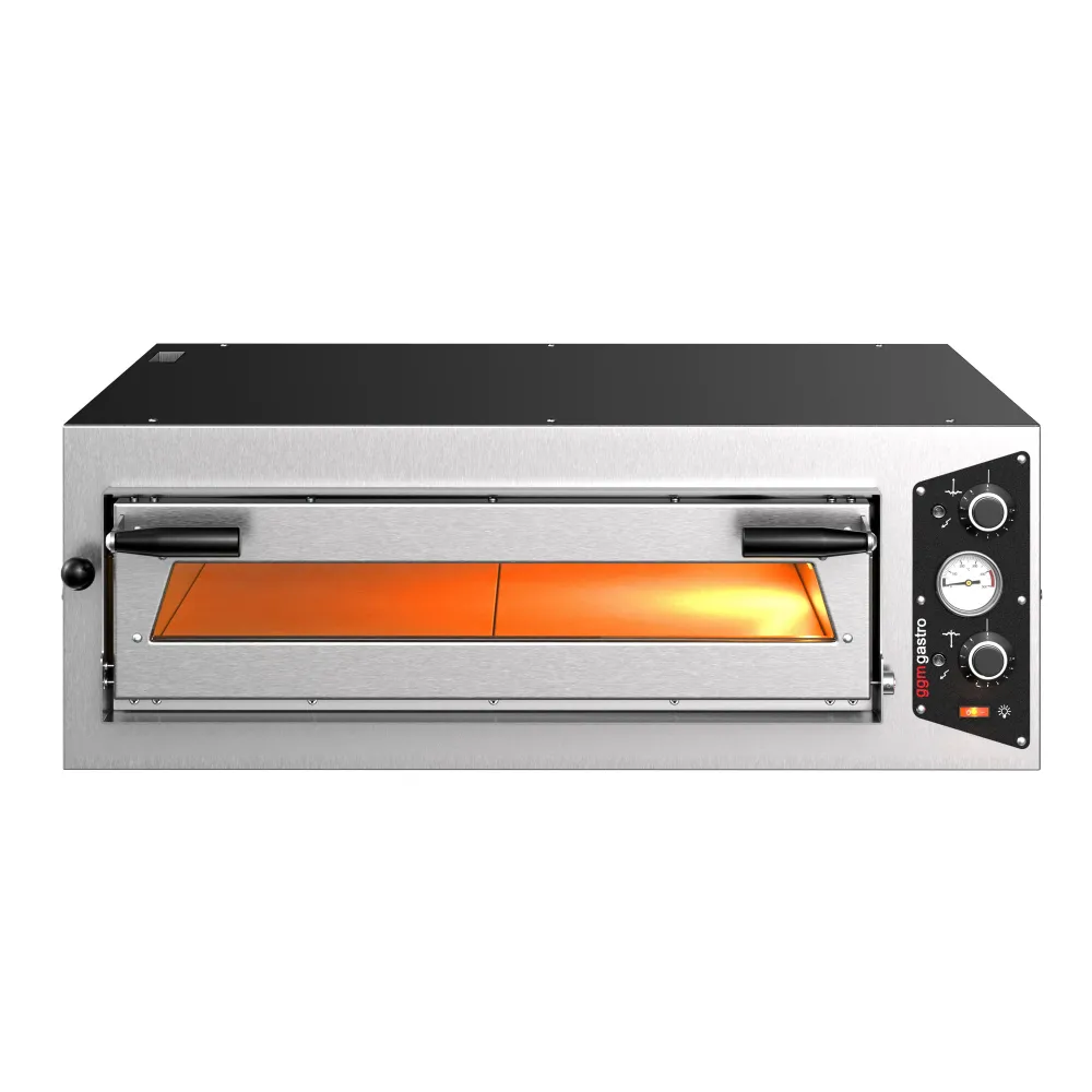 Професионална Електрическа фурна за пица - 4x Ø30cm - 230V - Механично - до 450°C