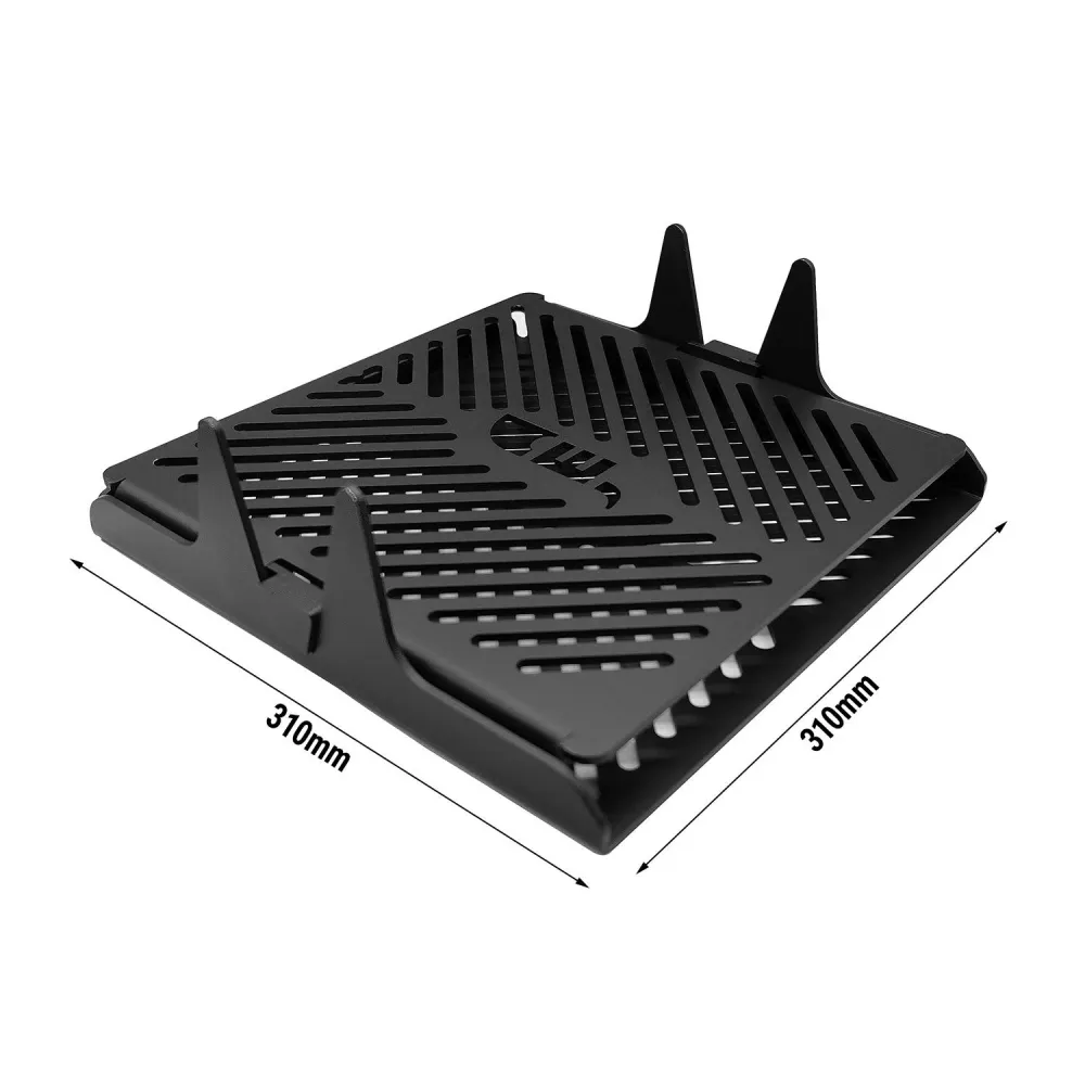 Професионална Тава за печене - с оребрение - алуминий - 310x310x100mm - тефлоново покритие - съвместима с Уред за бързо го...