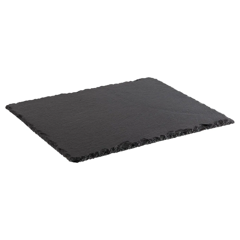 (6 бр.) Шистова плоча за сервиране GN 1/2 - 325x265mm - Черен