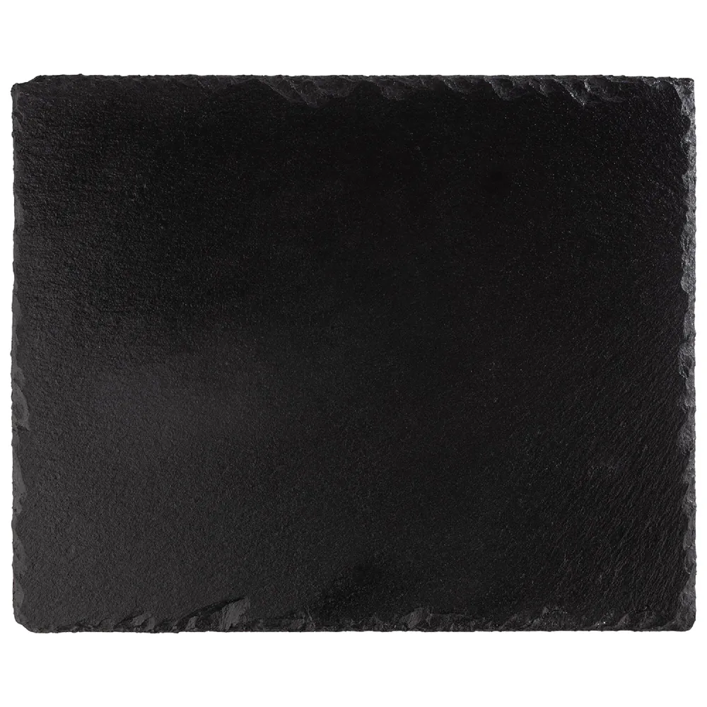 (6 бр.) Шистова плоча за сервиране GN 1/2 - 325x265mm - Черен