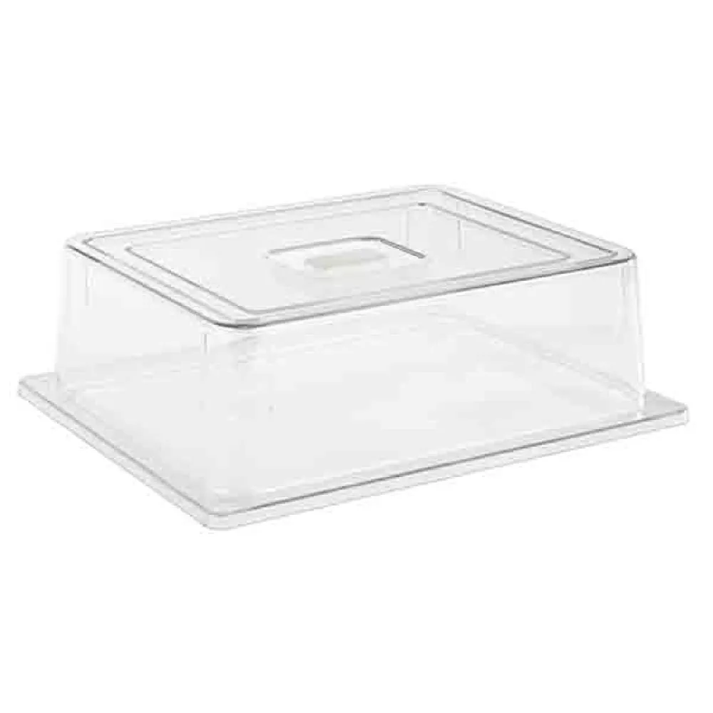 (6 бр.) Капак за гастронорм - GN 1/2 - Поликарбонат - 325x265mm - Височина:95mm