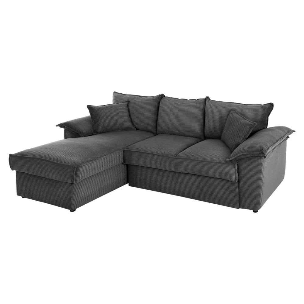 Ъглов диван лдо десен ъгъл КГ3276.02r сив цвят