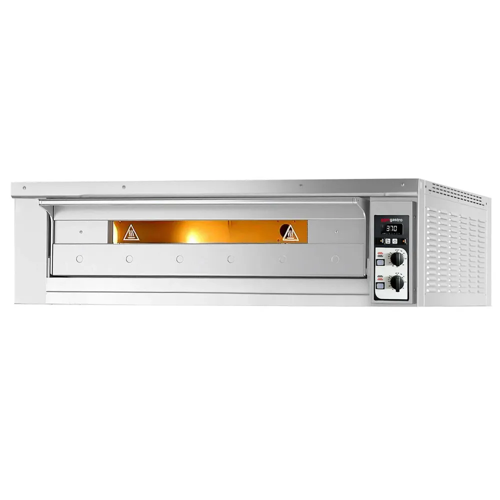 Професионална Електрическа фурна за пица - 6x Ø33cm - Механично - до 400°C