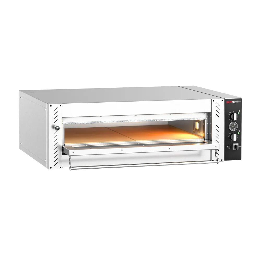 Професионална Електрическа фурна за пица - 4x Ø34cm - Механично - до 450°C