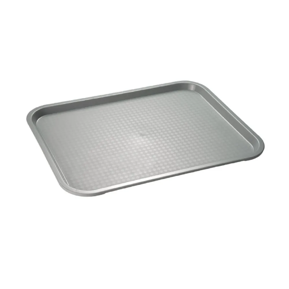 (6 бр.) Табла за бързо хранене - Полипропилен - 350x270mm - Височина: 20mm - Сив