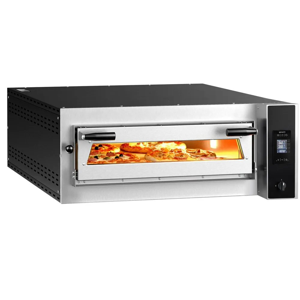Професионална Електрическа фурна за пица - 6x Ø35cm - Дигитално - до 400°C
