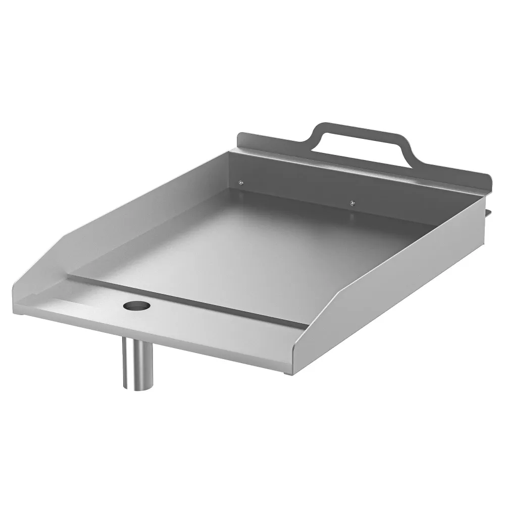 Плоча за грил за газово водно барбекю - 395x555x220mm - Грусово желязо с тефлоново покритие - съвместим с GWGK80 и GWGK120