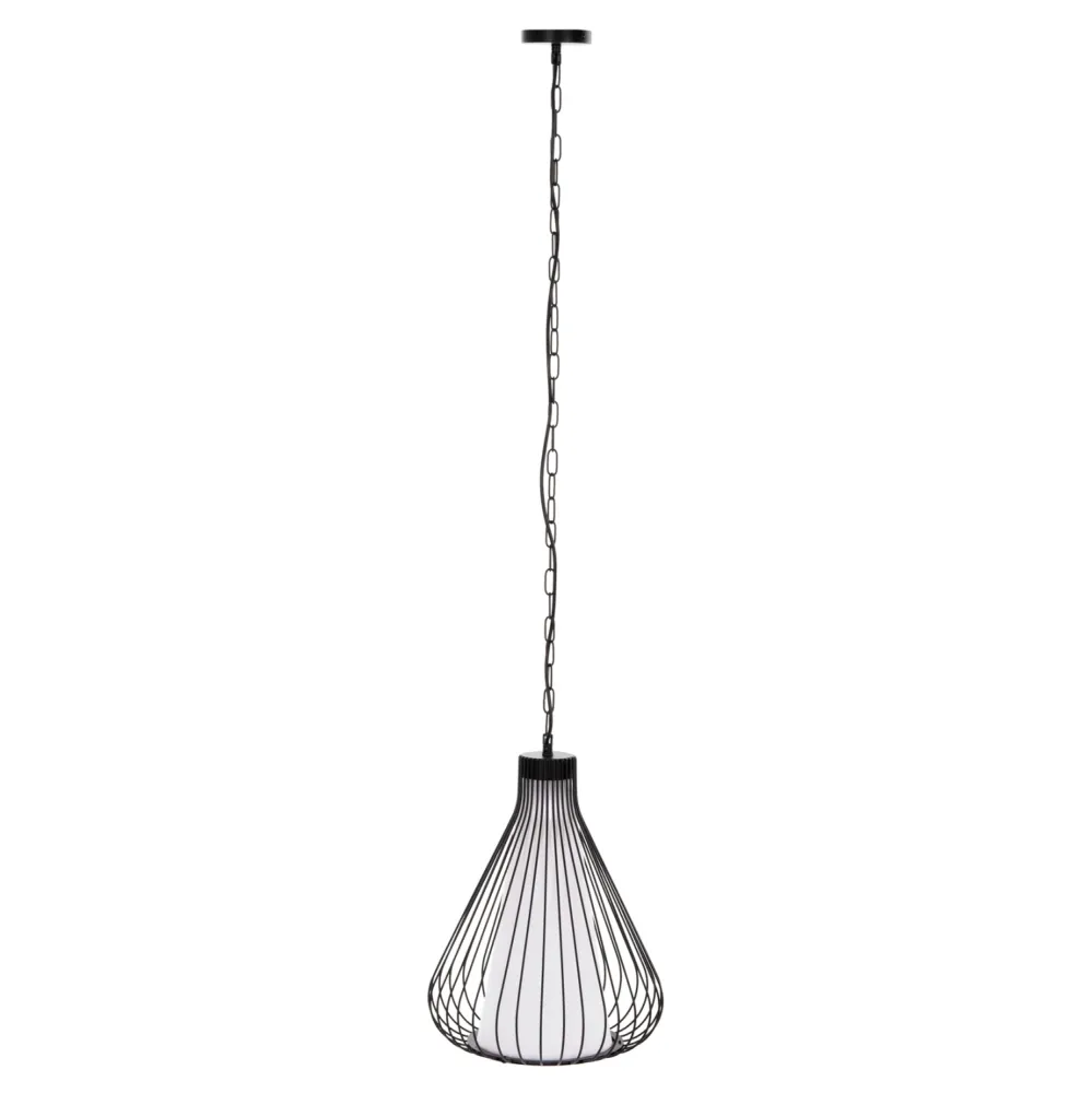Таванна лампа 4074 черен цвят Φ33x43-141см