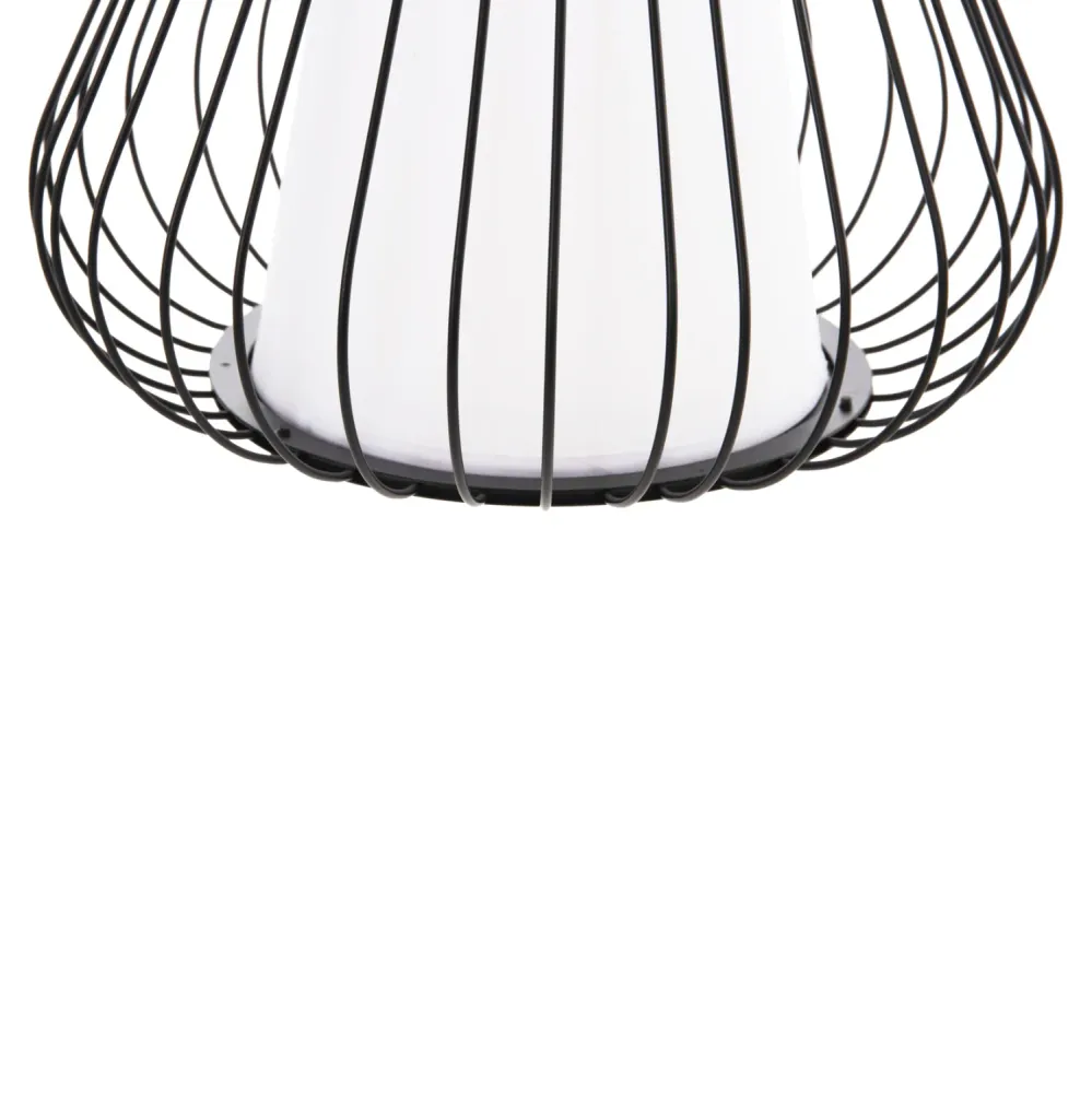 Таванна лампа 4074 черен цвят Φ33x43-141см