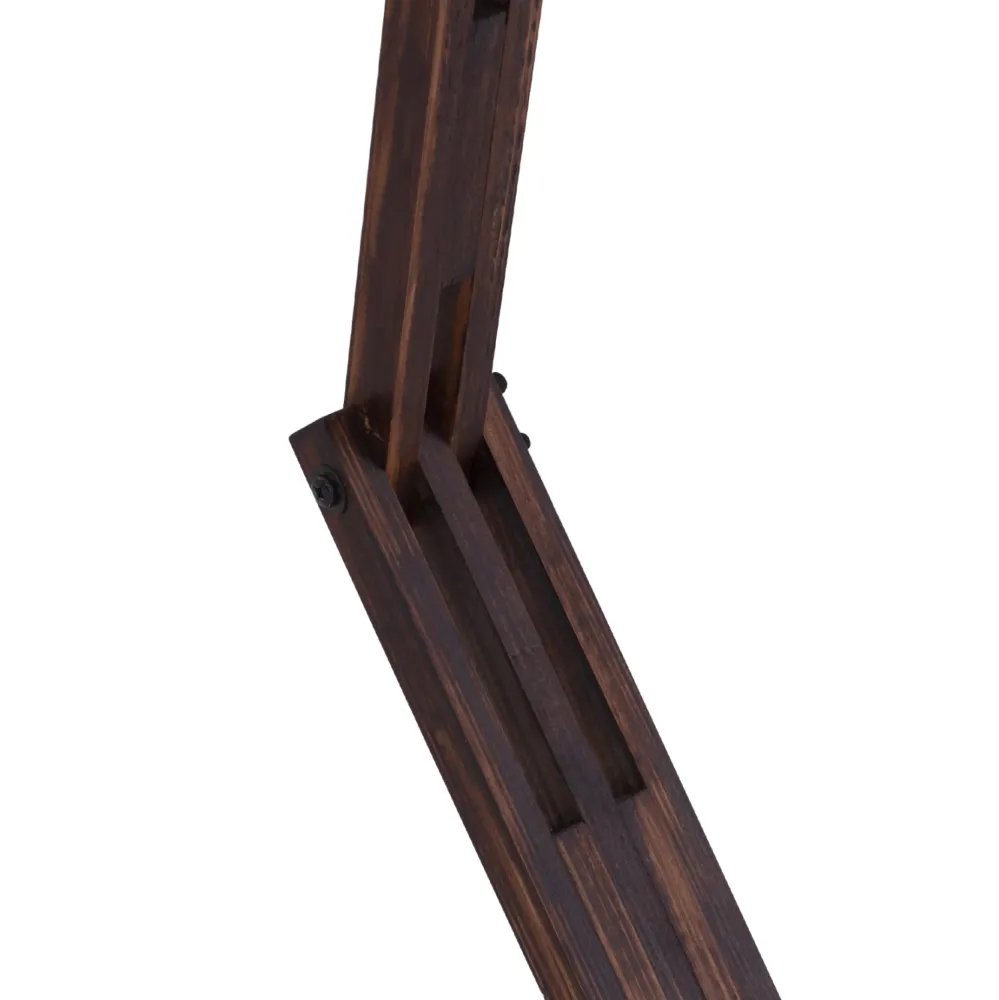 Подова лампа с въжена топка 40x30x160см