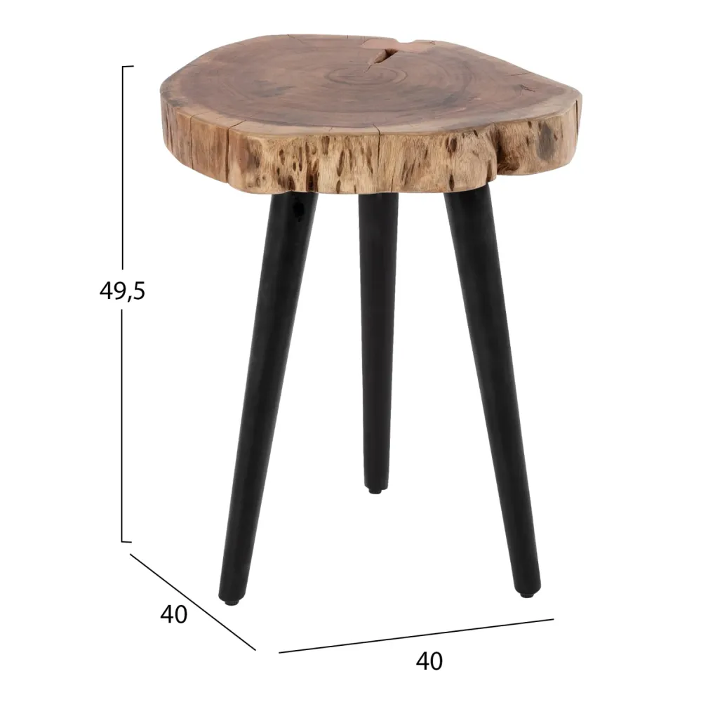 Помощна маса акация Φ40x49.5см