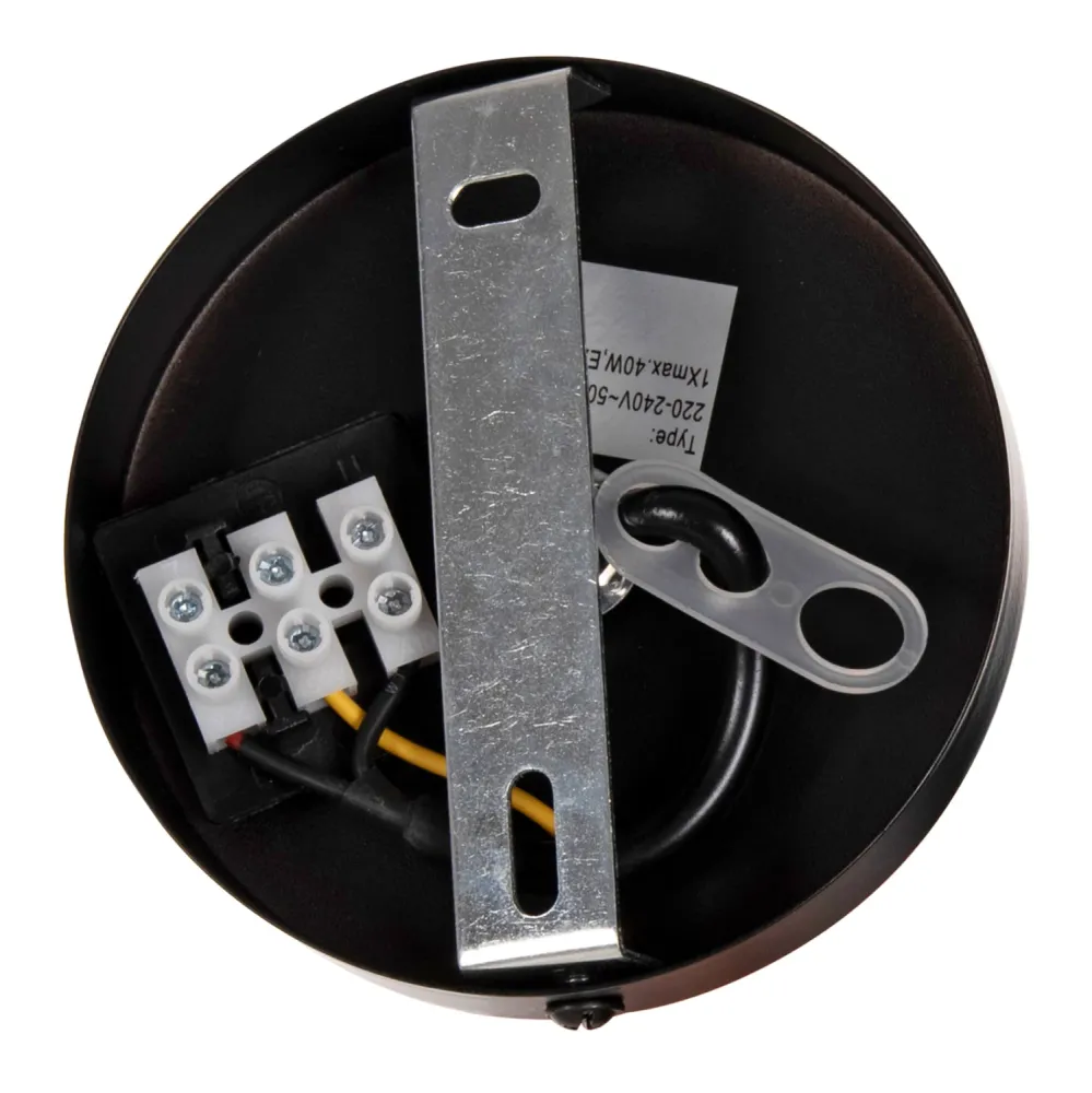 Таванна лампа 4153 черен-златист цвят Φ29x113Всм