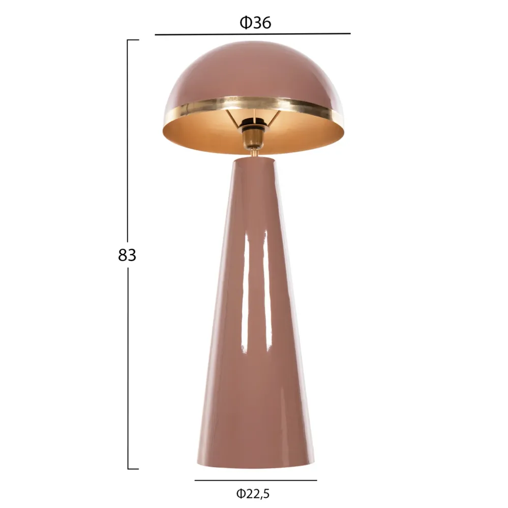 Подова лампа 4257 Φ36.5x84см цвят сьомга