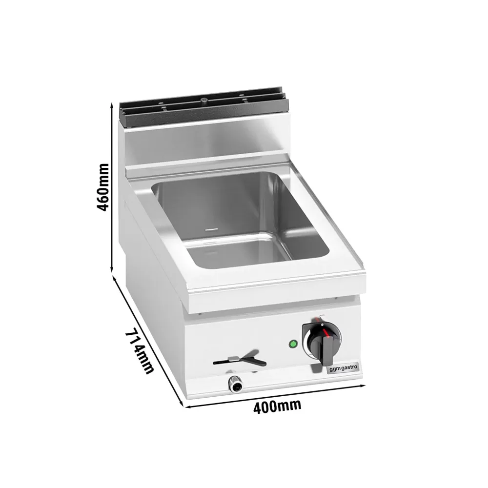 Електрическо бен мари - 1x GN 1/1 - 1,2 kW - с кран за източване