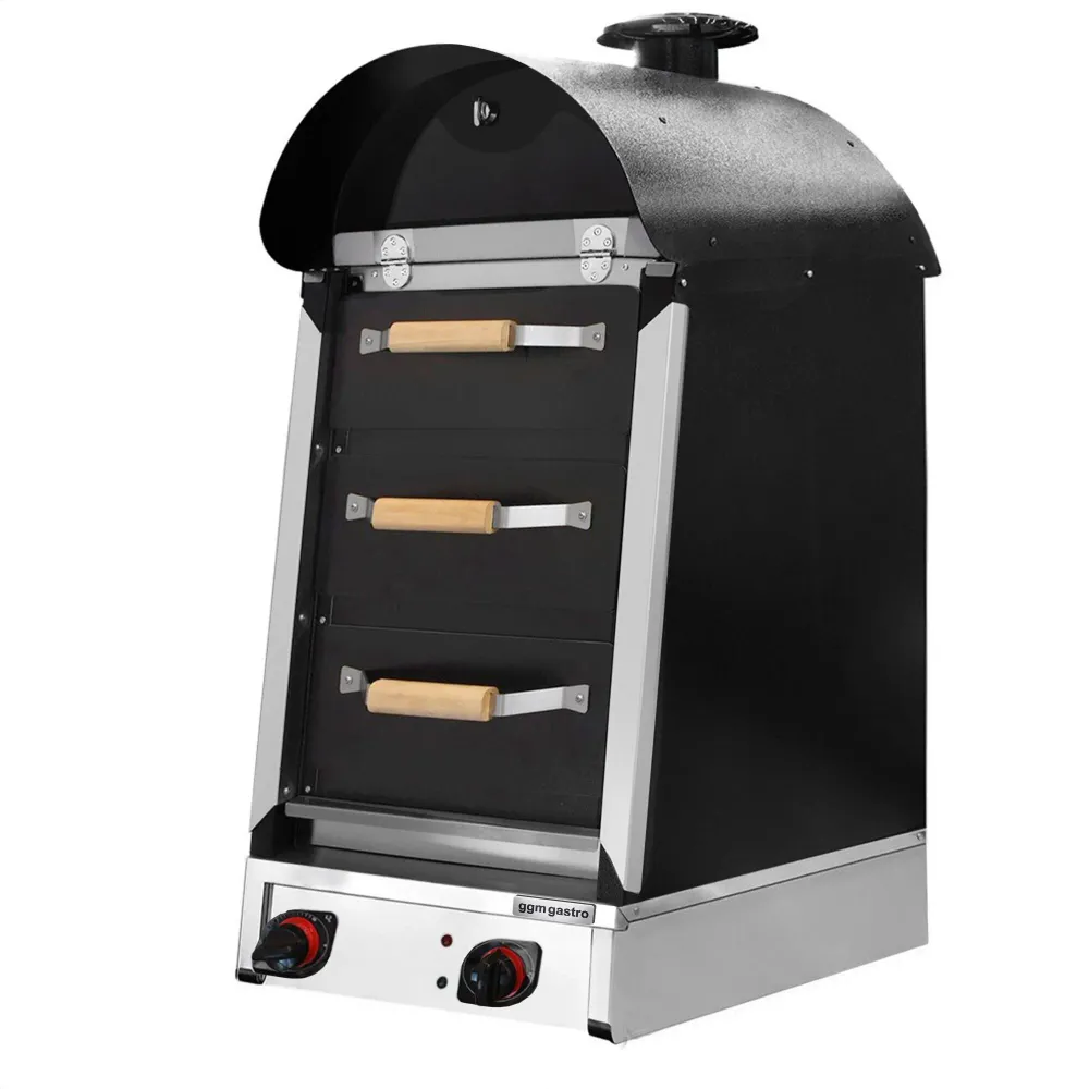 Електрическа Фурна за печене на картофи - механично управление - 4,5kW - 230V - 530x740x1210mm - с 3 чекмеджета