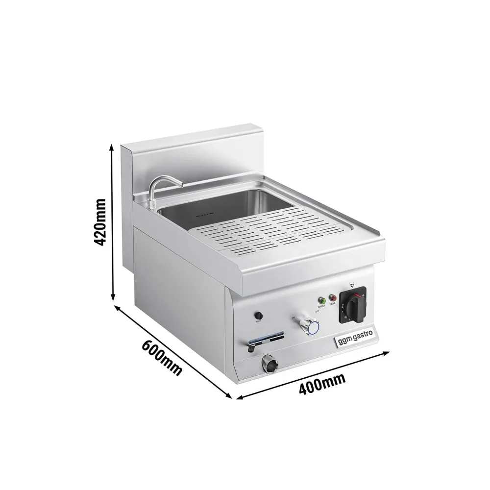 Електрически Паста кукър - 18л - 4,5kW - с кран за източване