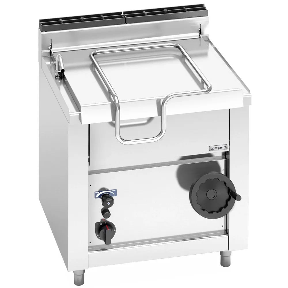 Професионален Газов обръщателен тиган - 45l - 14,5kW