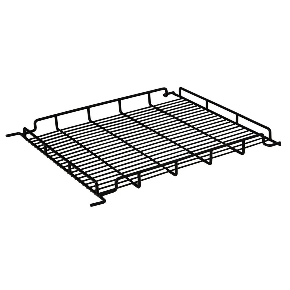Пластифицирана решетка за бутилки - черна - 498x548x49mm - за панорамна витрина PVNR400