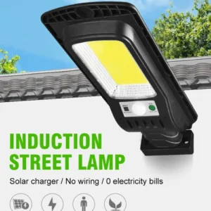 Соларна лампа 500W COB T160 , дистанционно, 3 режима, 360° въртене
