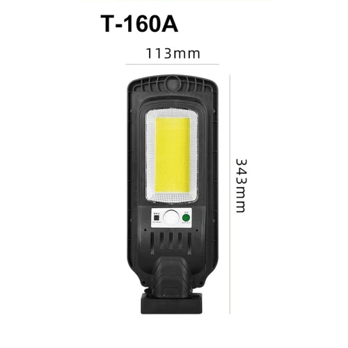 Соларна лампа 500W COB T160 , дистанционно, 3 режима, 360° въртене 5Бр.