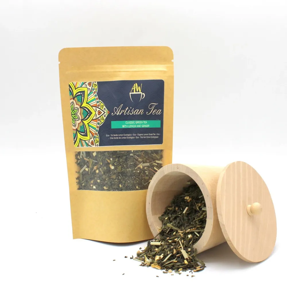 Зелен чай с лимон органичен, 50g