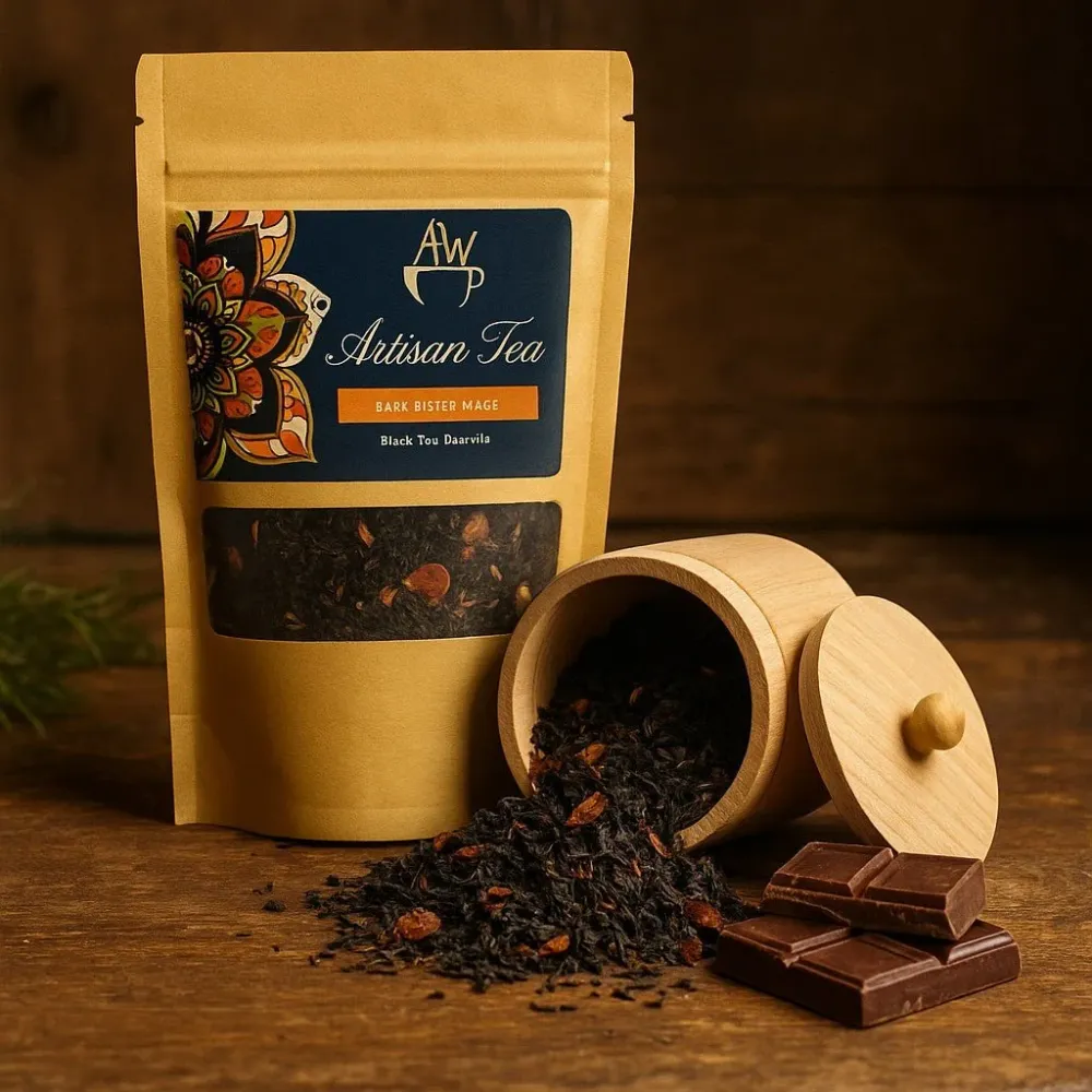 Черен чай с вкус на брауни 50g
