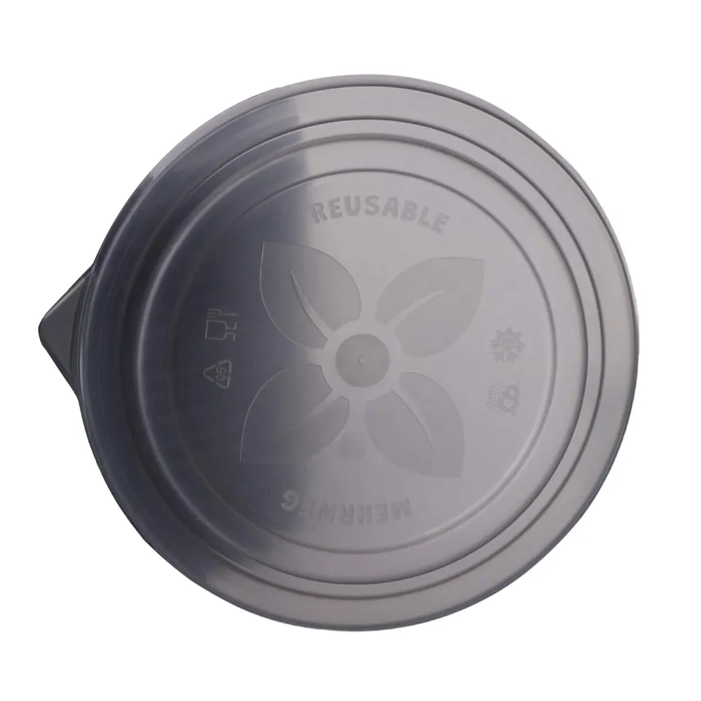 (520 бр.) Капак за многократна употреба - 167x156mm - Сив - съвместим с купички Ø 150mm