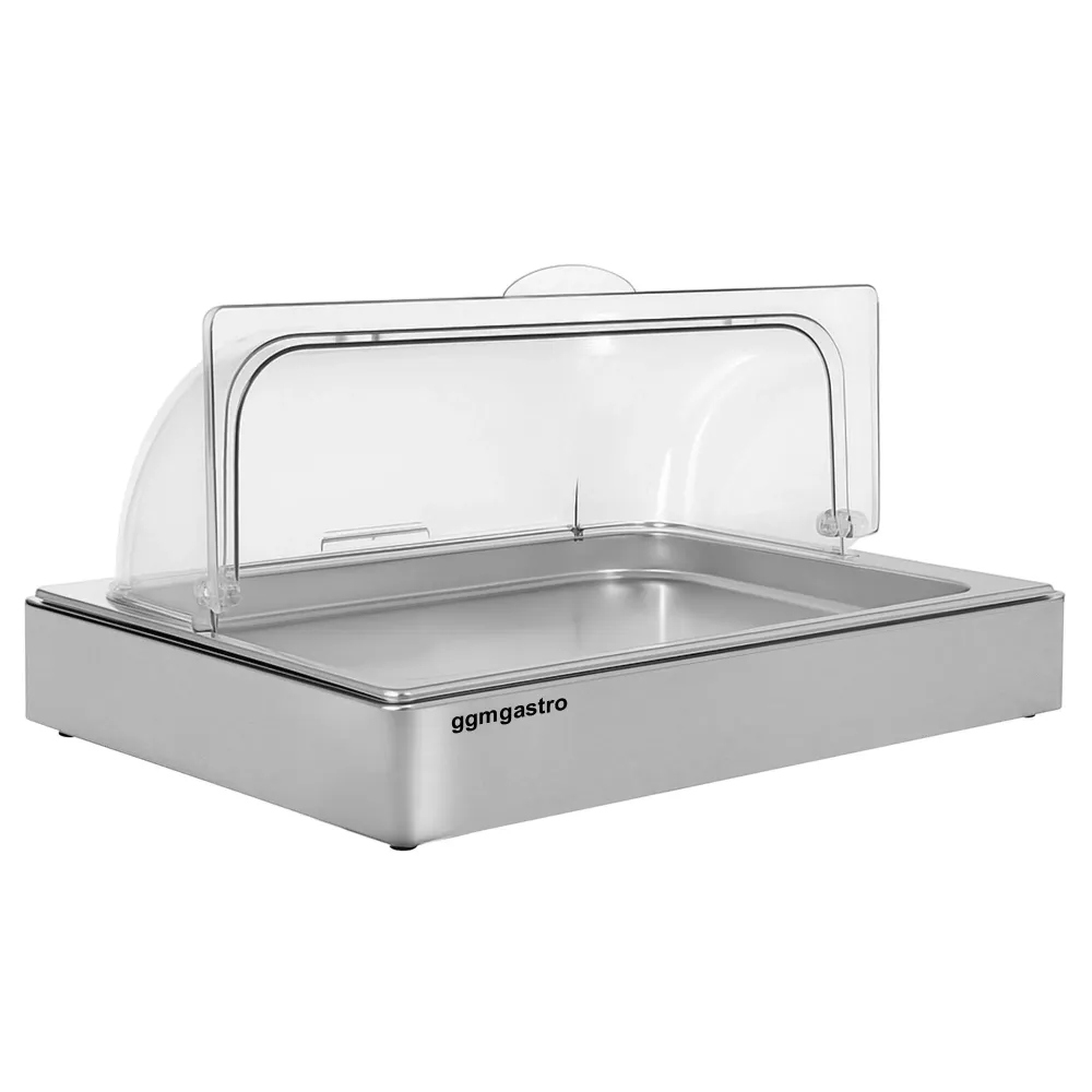 Ролтоп капак - GN 1/1 - 540x335mm - Височина:255mm - вкл. GN контейнер 1/1, два охлаждащи акумулатора