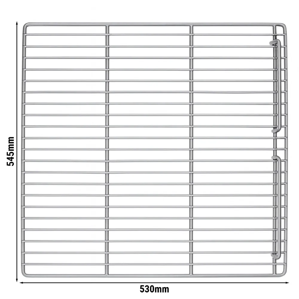 (2 бр.) Пластифицирана решетка за бутилки - 545x530mm - за KS600N, KS1200N, TS600N & TS1200N - без неръждаеми шини