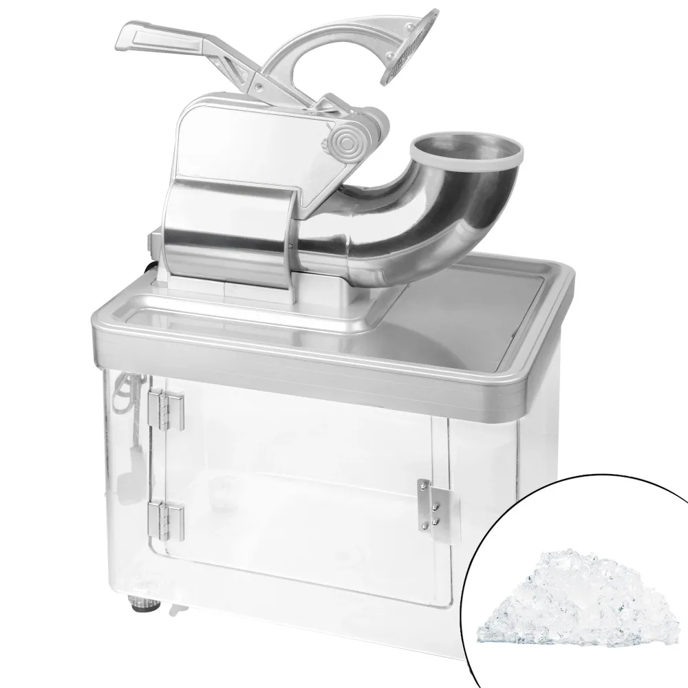 Ледотрошачка Професионална - 5kg/мин - 350W - Неръждаема стомана - с 1kg контейнер