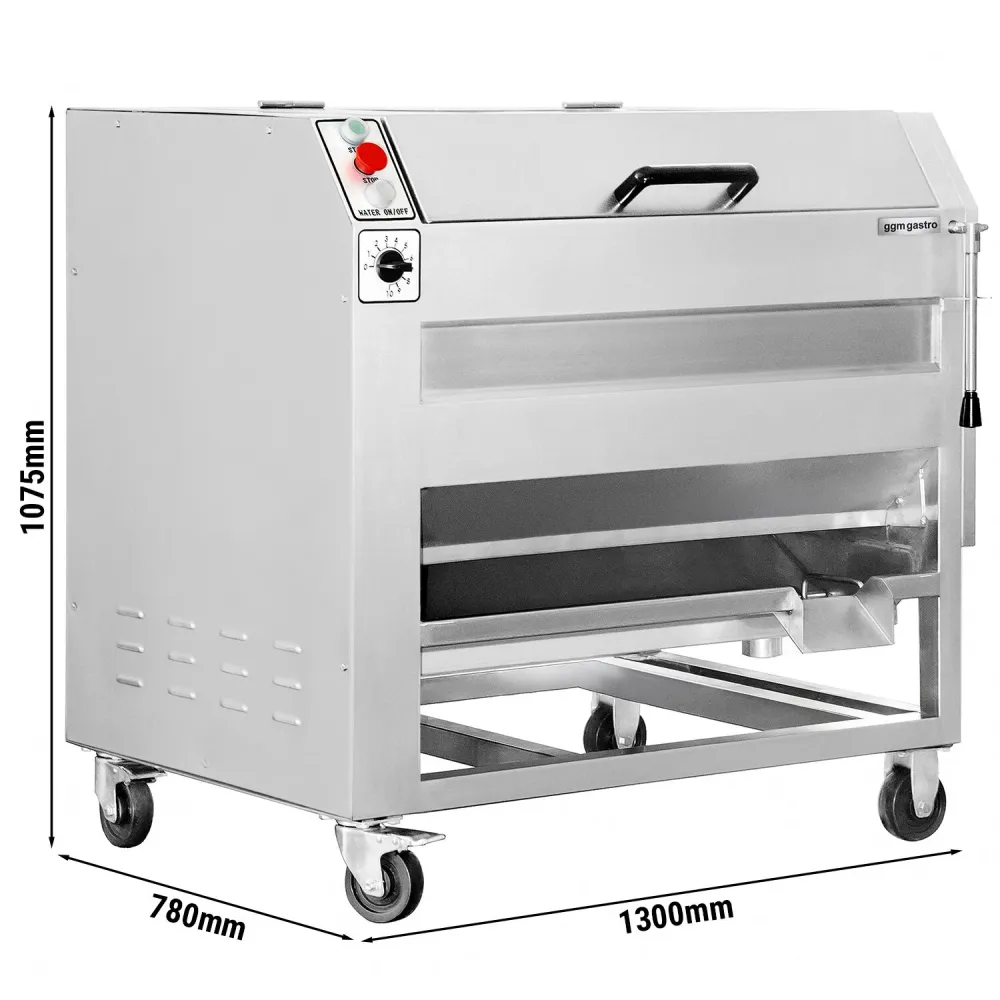 Картофобелачка Професионална - 600kg/h - 750 W - 230V - 1400rpm - капацитет на зареждане 70kg
