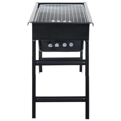 Черна скара за пикник 60x22x23 см | HomeChef