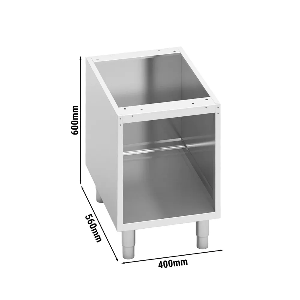 Открита основа 0,4 м серия 700 - 400x560x600mm - Неръждаема стомана AISI304
