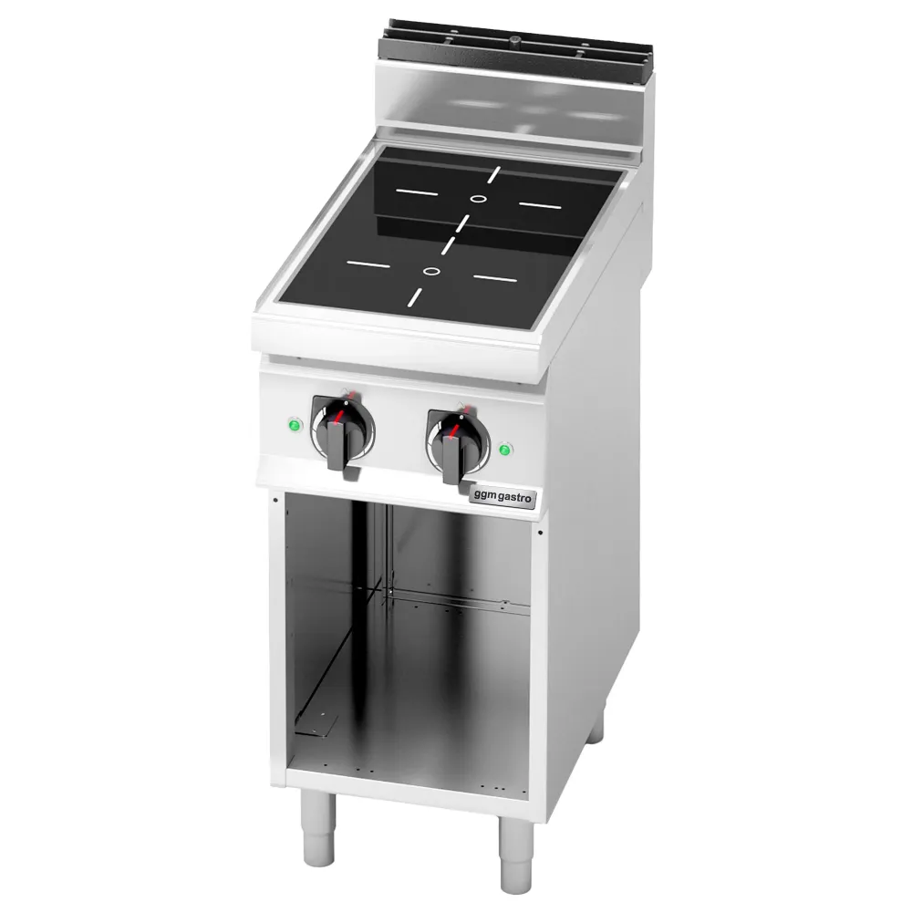 Настолен индукционен котлон - 7,0kW - Серия 700 - 2 индукционни зони - върху отворена основа