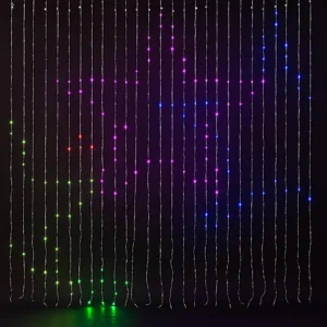 Лампички завеса 746 mini LED, RGBW, с приложение, 5м