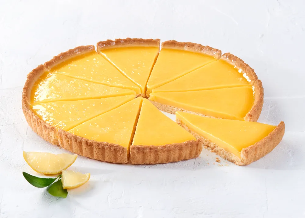Био лимонов тарт (10 парчета, 750 g)