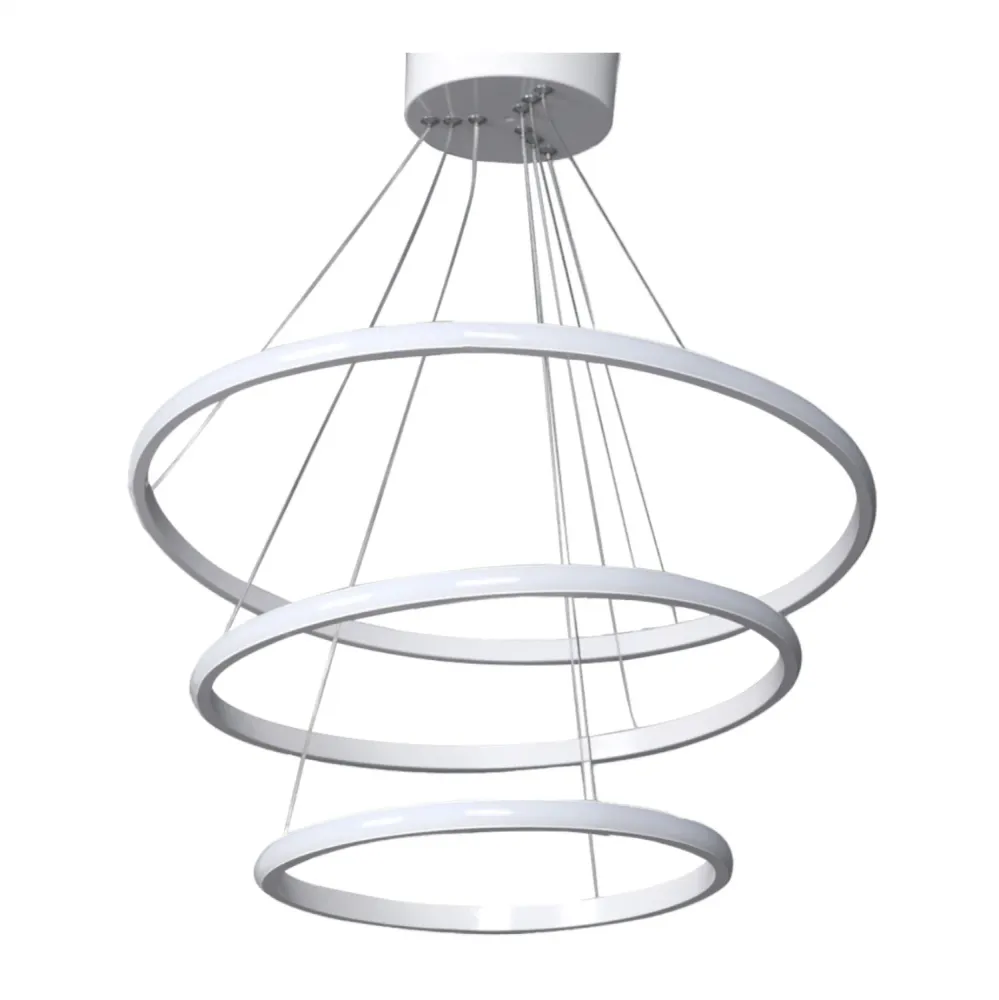 Тавана лампа 7510 Led бял 30x28x55 см