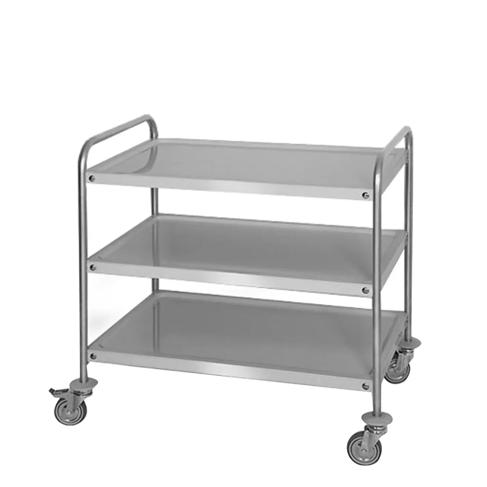 Професионална Количка за сервиране - 800x500mm - с 3 рафта
