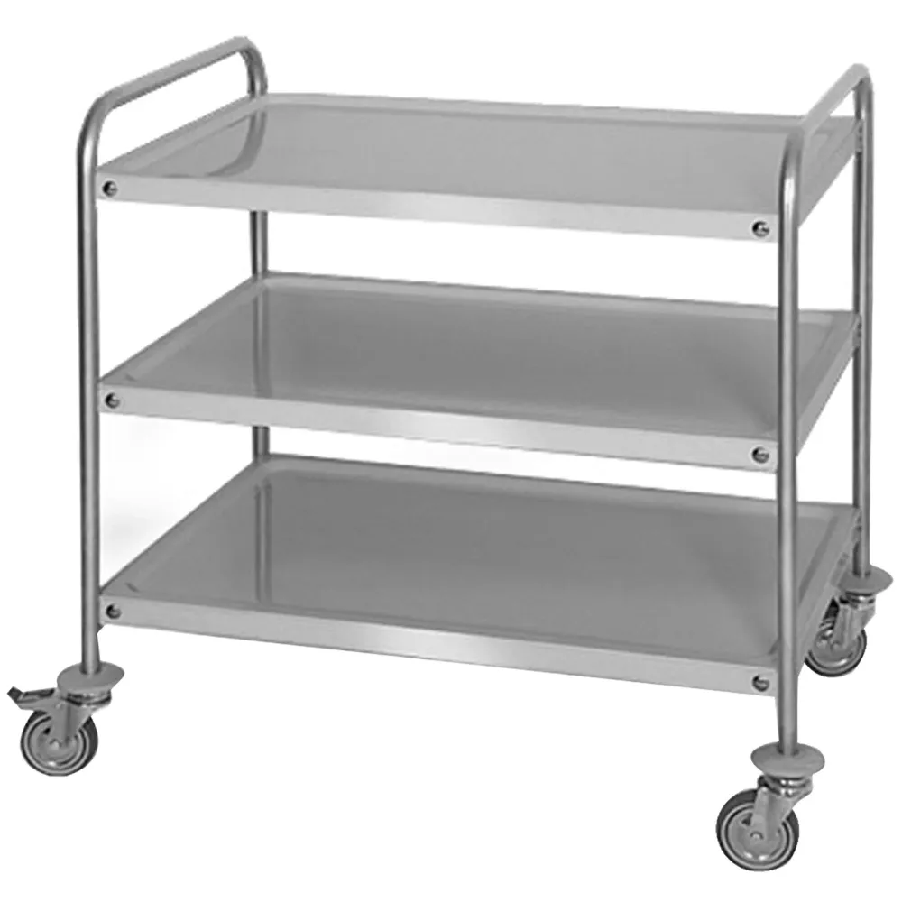 Професионална Количка за сервиране - 800x500mm - с 3 рафта