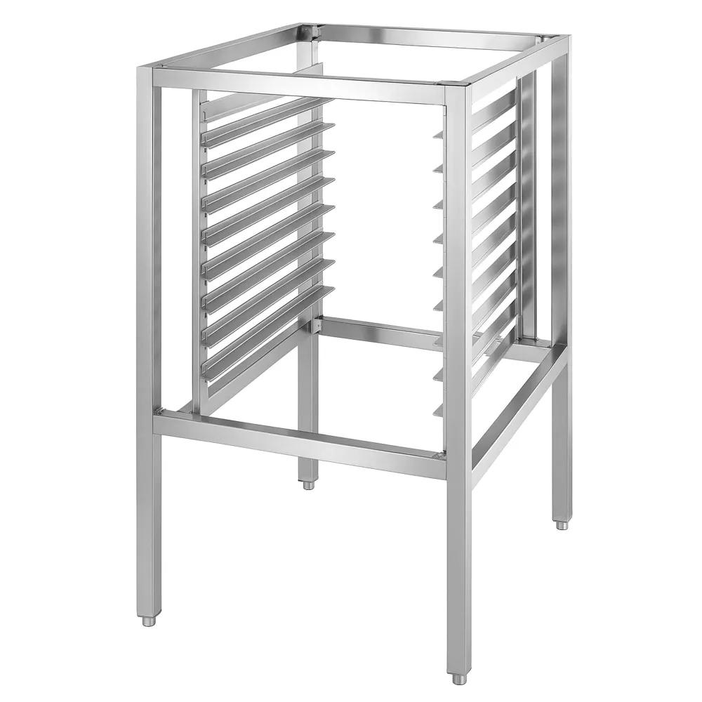 Основа за конвектомат - 850x925x1035mm - Неръждаема стомана - с поставки за 9x EN 600x400 - за BB446N, BB646N, BB1046, BB6...