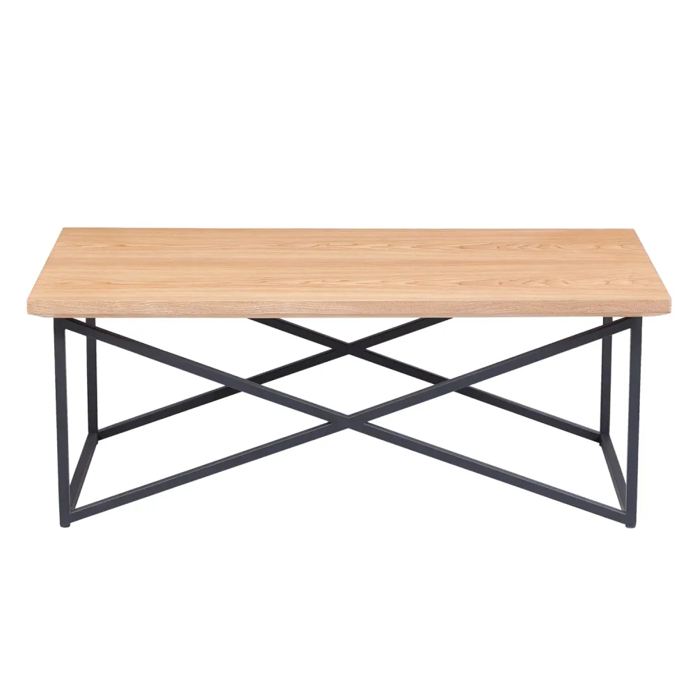 Холна маса 9469 естествен-черен цвят 120x60x45.5см