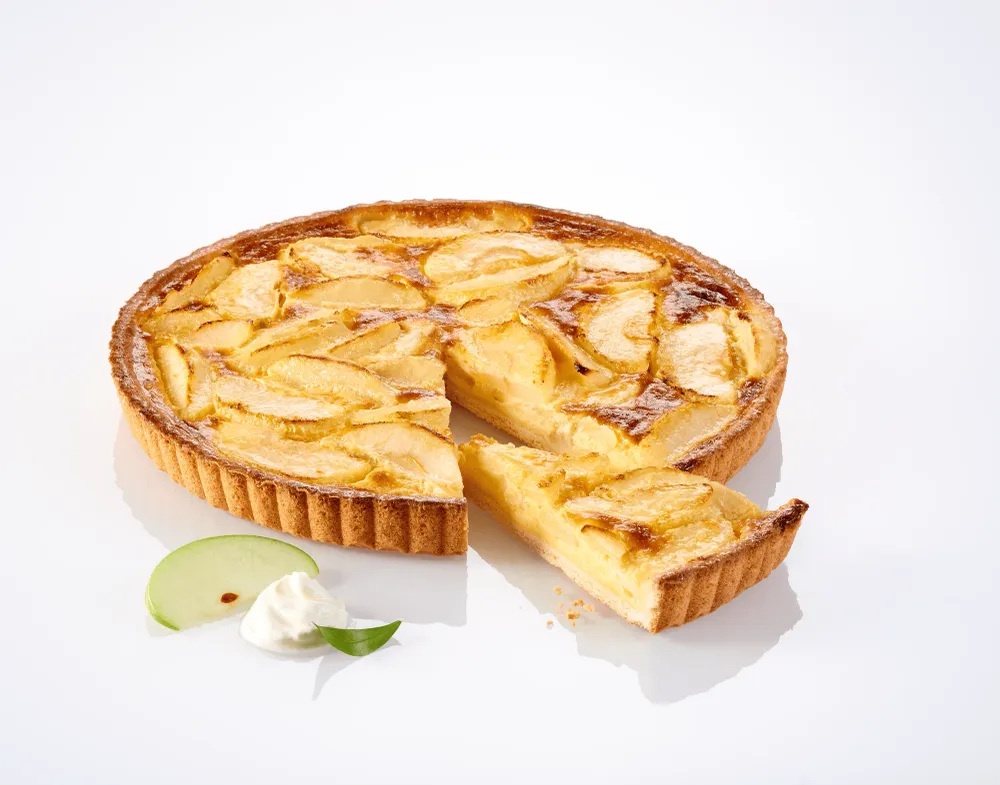 Тарт с ябълки "Нормандия" (цял, 950 g)