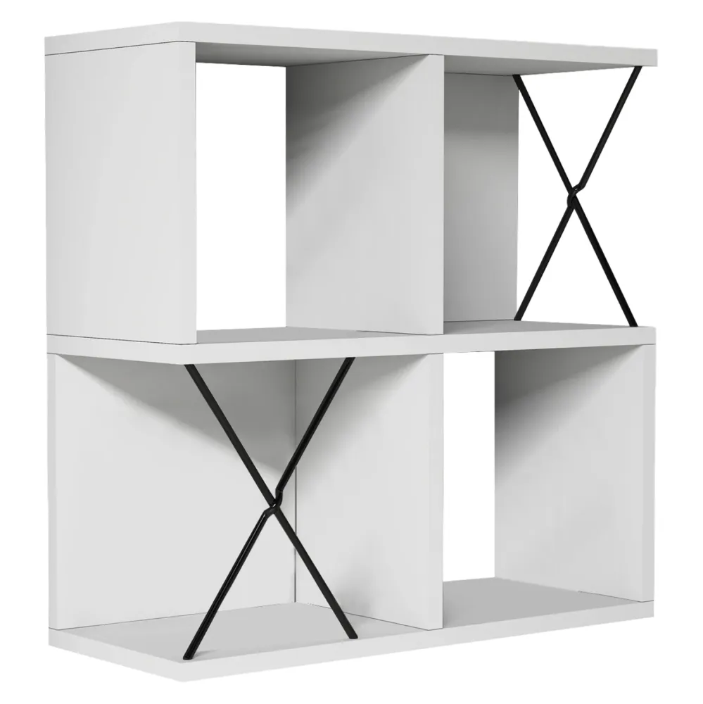 Етажерка 9520 бял цвят 60x24x60см